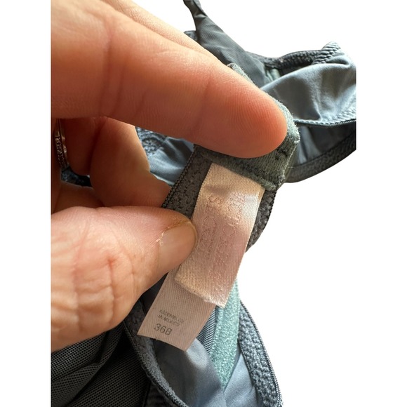 Victoria's Secret Dream Angels Push Up Bra Blue Lace Satin Lined 36B - Picture 5 of 8